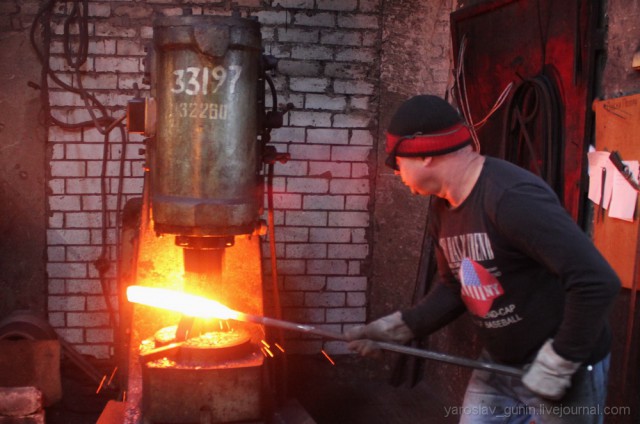 Как делают Ворсменские ножи в Нижегородской обл.