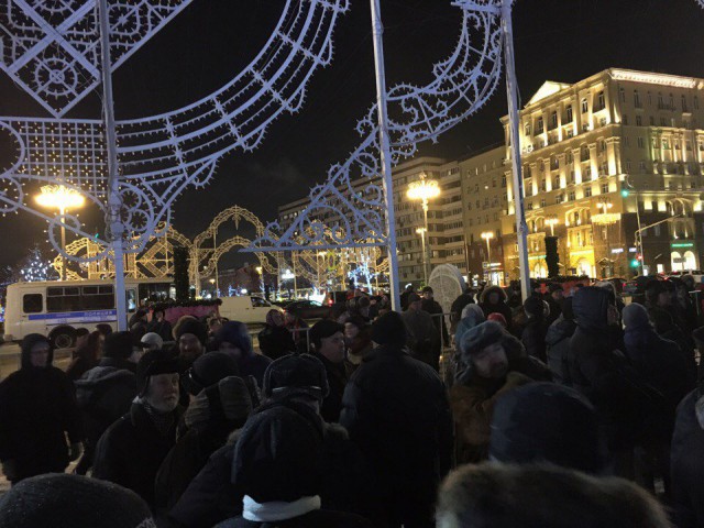 15 декабря - народный протест против политики дептранса Москвы