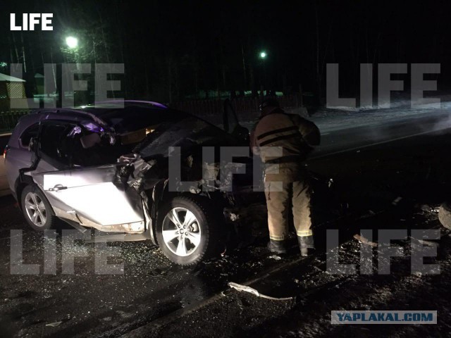 Мэр Тулуна с женой попали в страшное ДТП на трассе Иркутск-Красноярск.