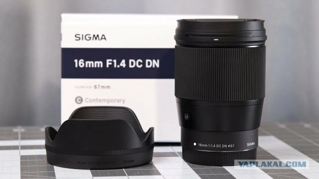 Объектив Sigma 16mm f1.4 dc dn ef-m