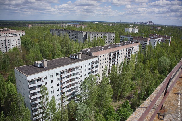Состояние города Припять в 2014 году