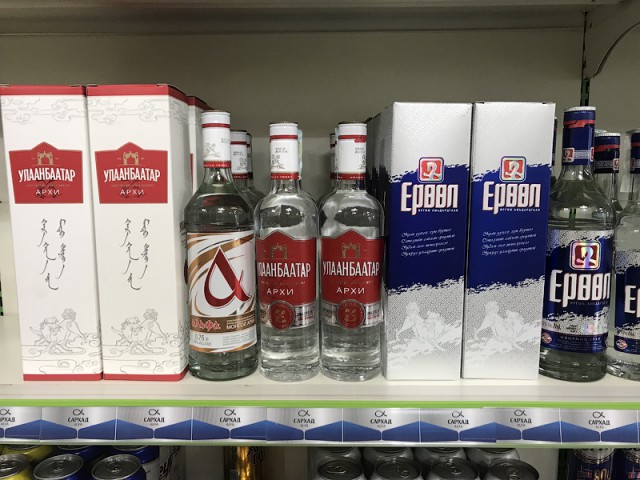 Монголы и алкоголь