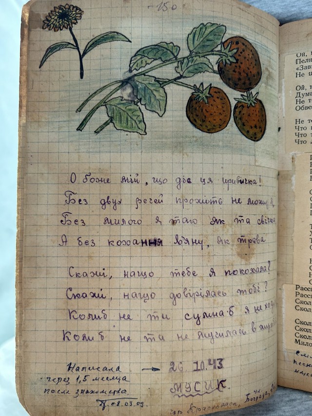 Старый "школьный альбом" - предшественник "школьных анкет"