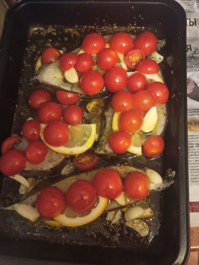 Рыба по-гречески