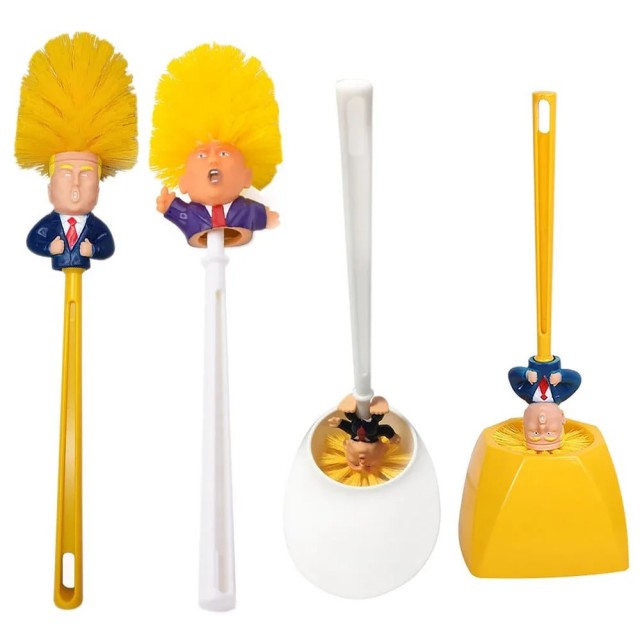 В Китае массово скупают туалетные ёршики с Трампом