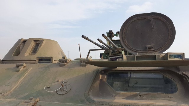 Выставка трофейной военной техники в Баку