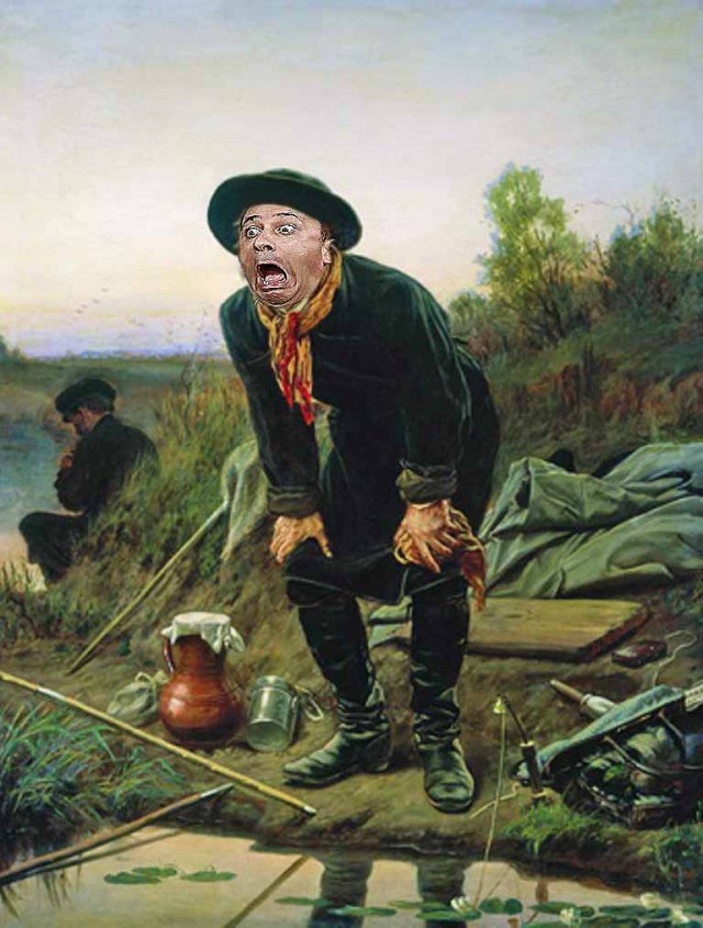 Фотожаба: Чего ж ты испугался, Юра?