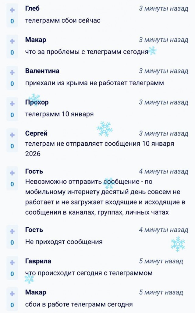 В некоторых регионах России начал сбоить Telegram