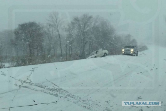 А во Владивостоке снова снежок