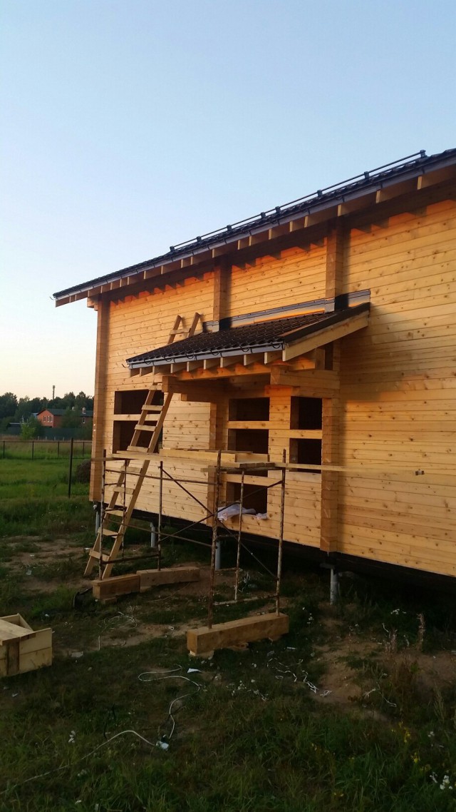 Строительство дома из бруса