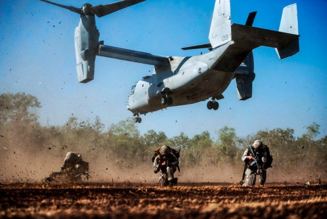 ВМС США впервые потеряли в бою конвертоплан Osprey