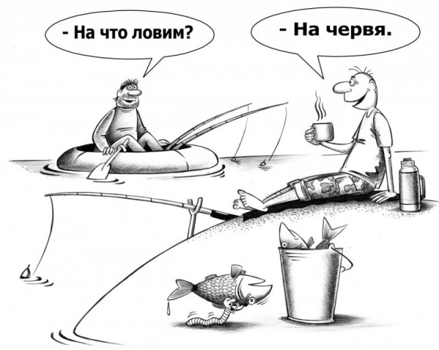 Отборный чёрный юмор карикатур Сергея Корсуна