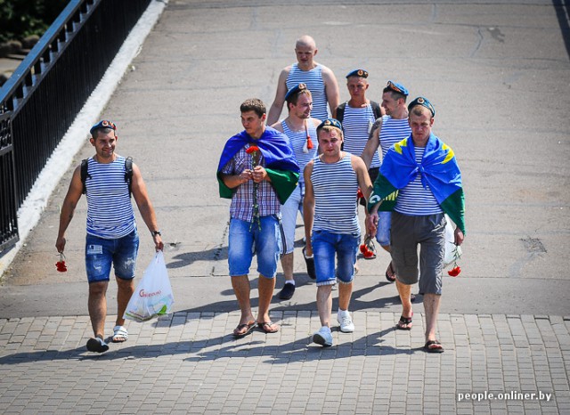 День ВДВ в Минске.