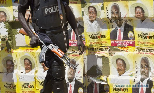 Выборы в Уганде проходят с огоньком