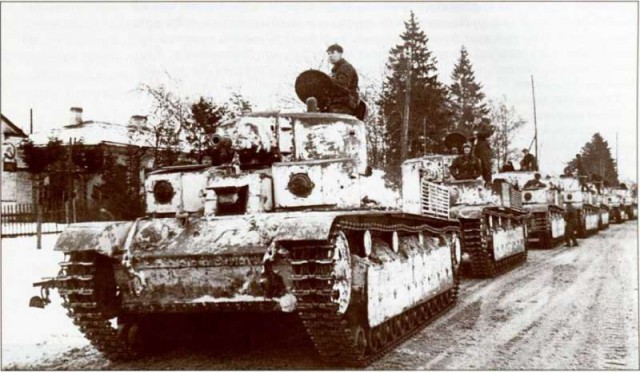 Два танковых боя Советско-Финской войны 1939-40 гг.