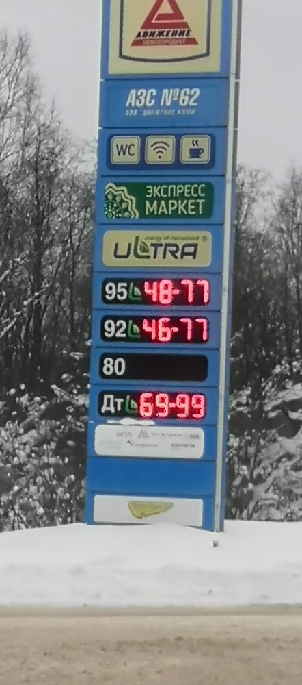 Цены на дизель в Ярославле