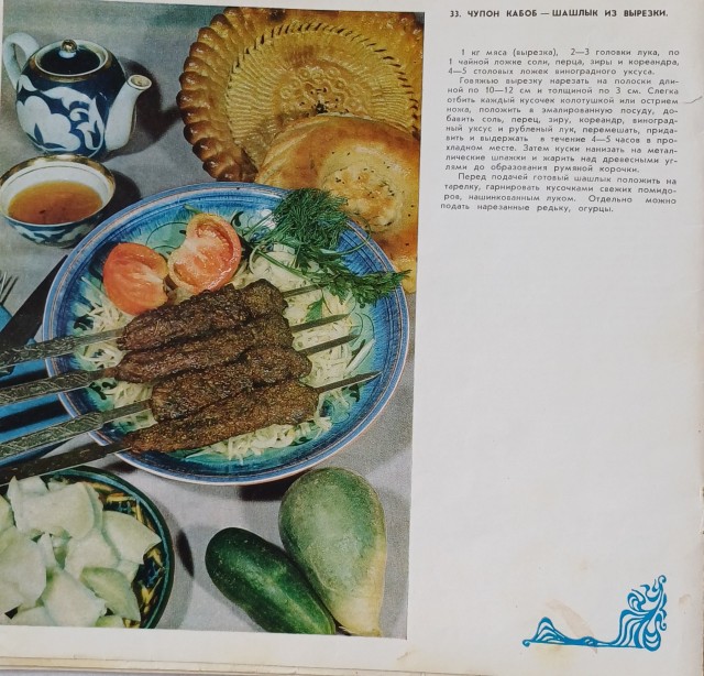Советская Узбекская кухня, листая старые страницы.