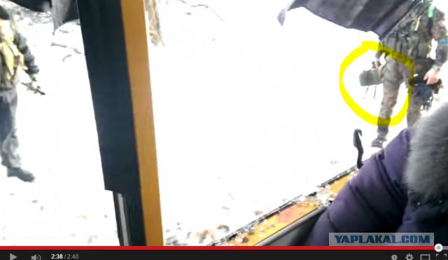 Видео растреляного автобуса под Волновахой
