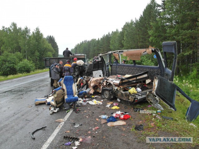 Подборка крупных ДТП с погибшими за лето 2015 года