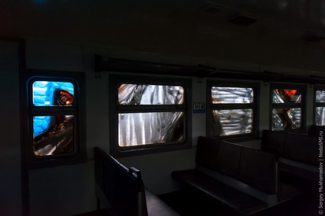 Банда уличных художников расписала электричку