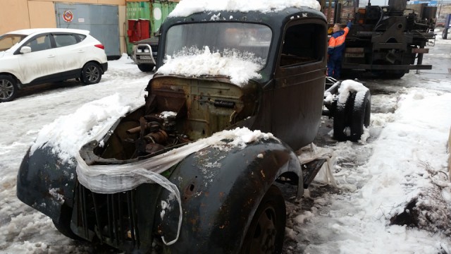 Вермахт на дровах: востановление газогенераторного Ford G398TS