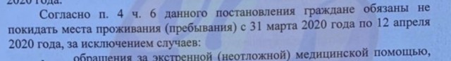 Штраф за нарушение самоизоляции... Калининград