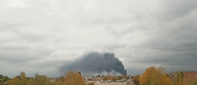 В Белгородской области горит подстанция