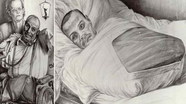 Ржевский мемориал Советскому Солдату⁠⁠ в вечернее время