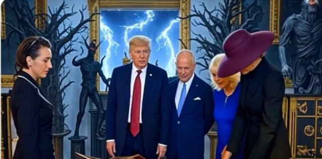 Дональд и Мелания Трамп вчера покинули Великобританию