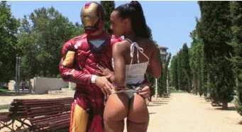 Железный человек на отдыхе