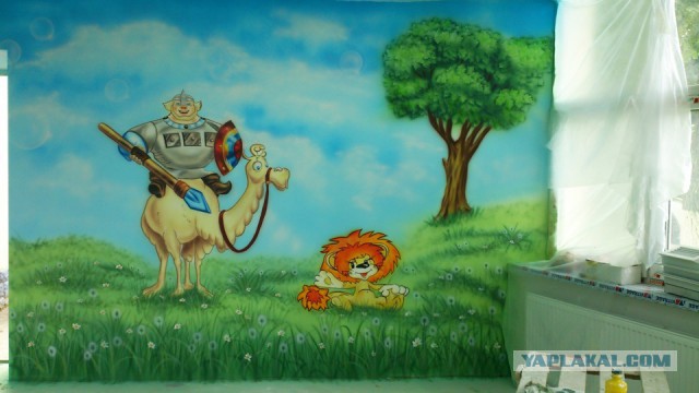 Роспись детского центра