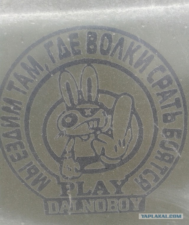 Надпись на машине.. никогда не видел.