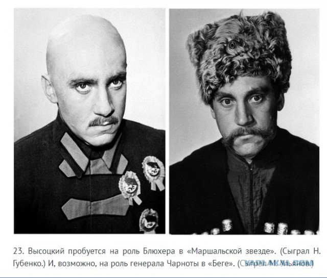 Несыгранные роли известных актёров. Фотопробы
