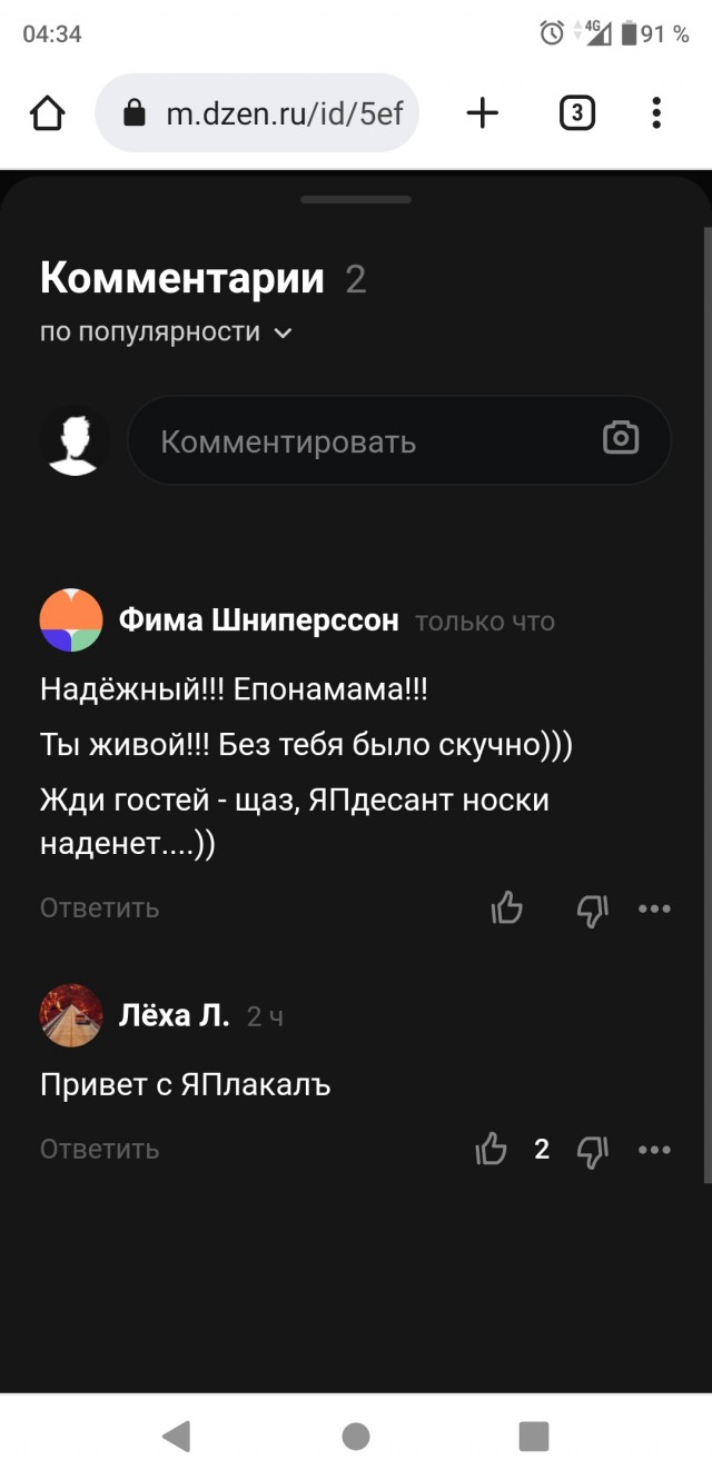 Очередной блогер