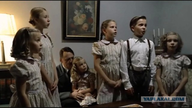 Персонажи и их реальные прототипы в фильме "Бункер" 2004 года.