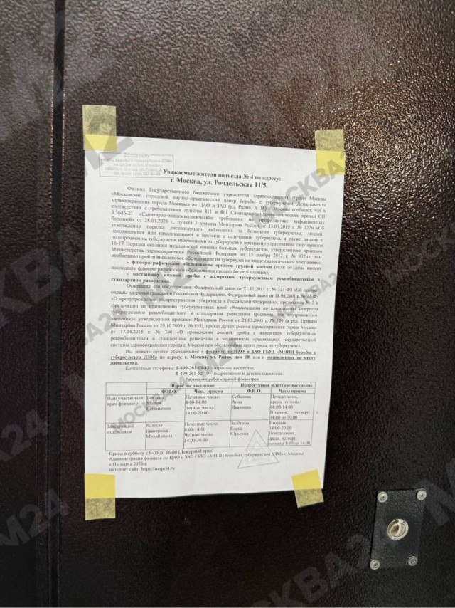 В незаконном хостеле около Дома Правительства обнаружили туберкулез: под угрозой все соседи дома.