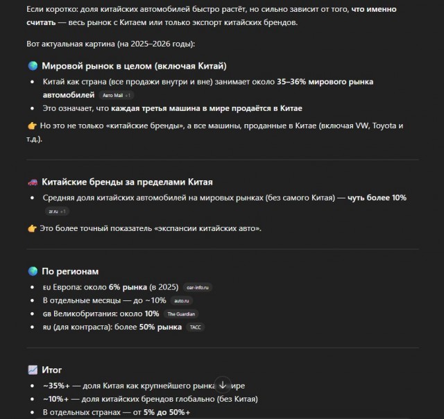 Китайский автопром "убил" США и ЕС авто индустрию