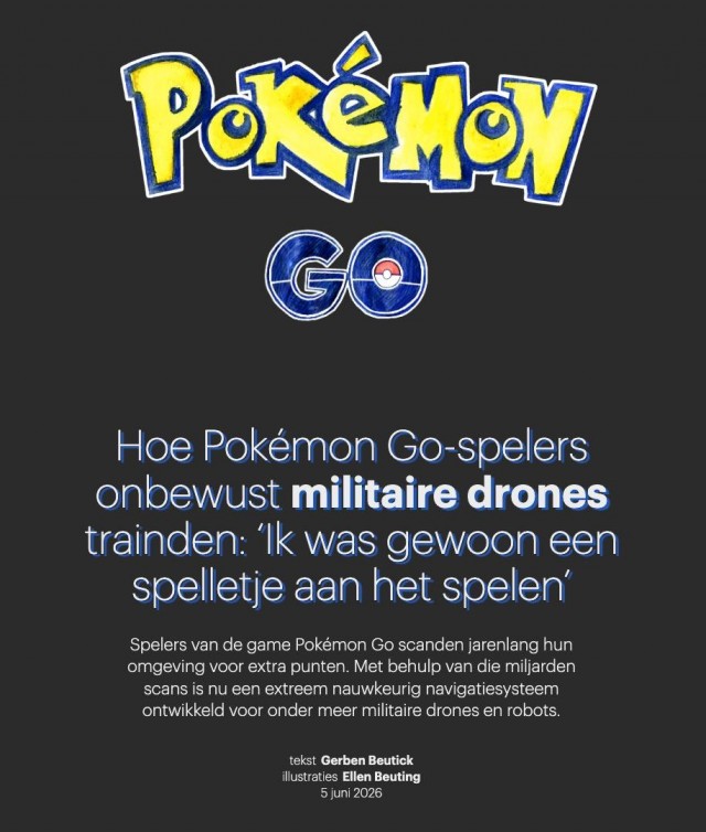 Разработчики Pokemon Go помогли создать технологии для военных дронов на основе 30 миллиардов сканов местности, полученных от игроков