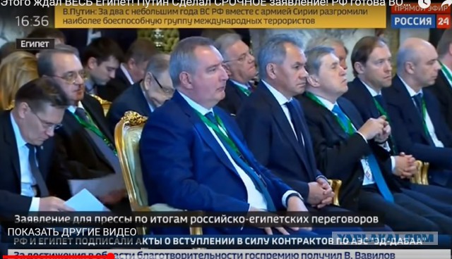 Речь Путина в Египте и возобновление авиасообщения
