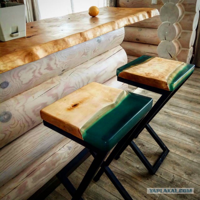 Композитные барные стулья в стиле loft своими руками