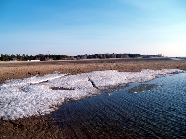 Прогулка по дну Обского водохранилища