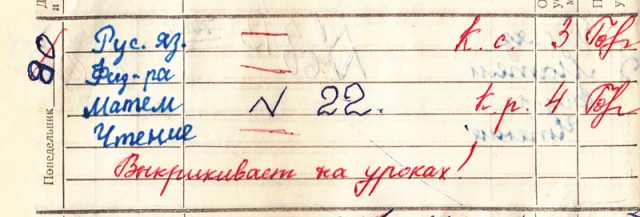 Дневник школьника СССР