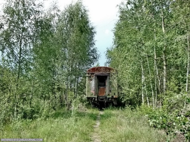 Кладбище заброшенных поездов