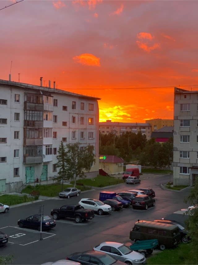 А какие закаты у вас?
