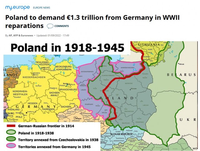 Немцы предложили полякам вернуть бывшие земли в обмен на репарации