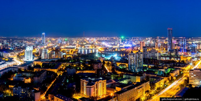 Екатеринбург с высоты: город, растущий вверх