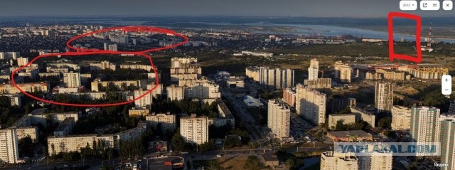 Родина-мать парит в облаках