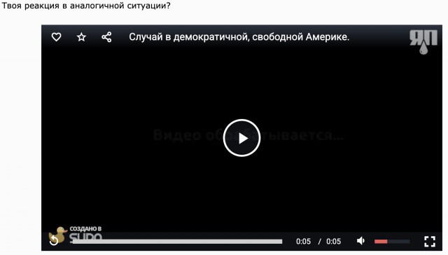 Случай в демократичной, свободной Америке