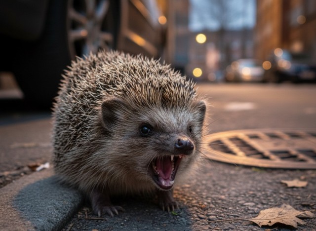 Врачи спасают мужчину, которого атаковал дикий ёж