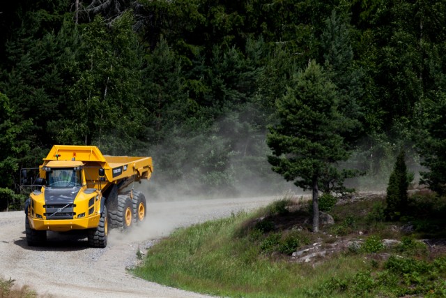 Полигон Volvo Construction Equipment в Швеции